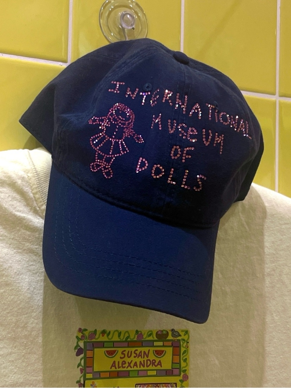 Susan Alexandra International Museum of Dolls bedazzled doll cap